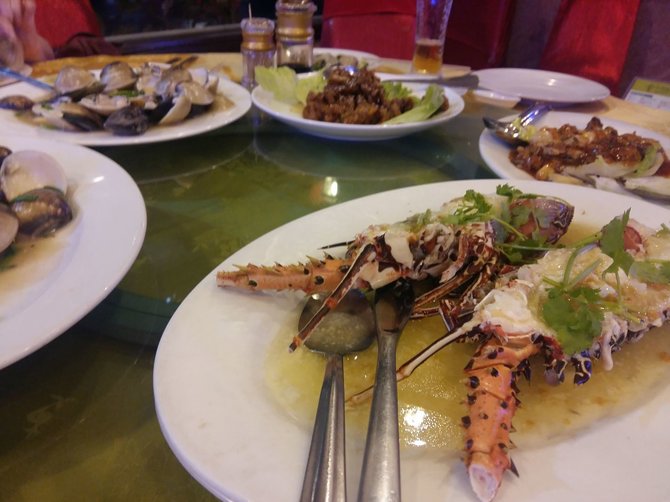 Godos Juocevičiūtės nuotr./Malaizijoje kinų restoranuose gausu jūros gėrybių patiekalų 