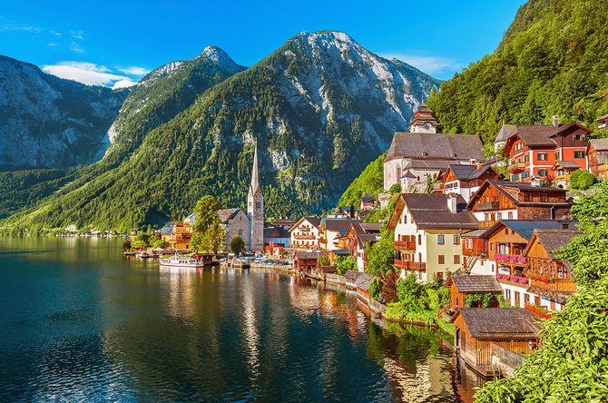 Shutterstock.com nuotr./1. Halštatas, Austrija