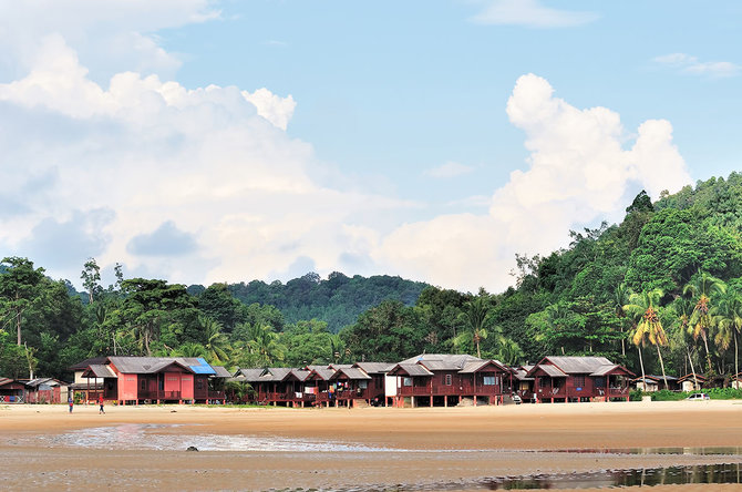 Shutterstock.com nuotr./Cherating paplūdimys, Pahango valstija