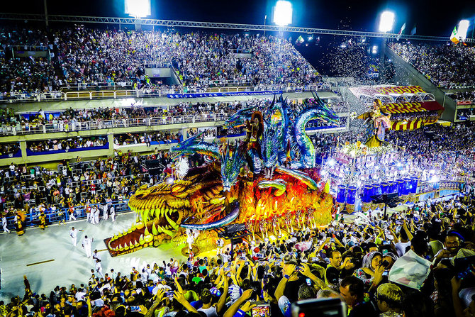 Shutterstock.com nuotr./Rio de Žaneiro karnavalas, Brazilija