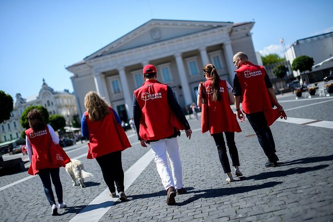 „Go Vilnius“ nuotr./Vilniaus turizmo savanoriai