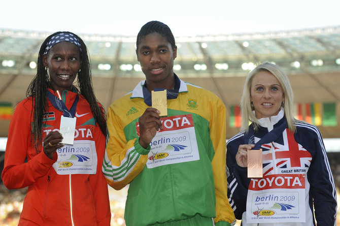 AFP/„Scanpix“ nuotr./Caster Semenya – pasaulio čempionė 2009 m.