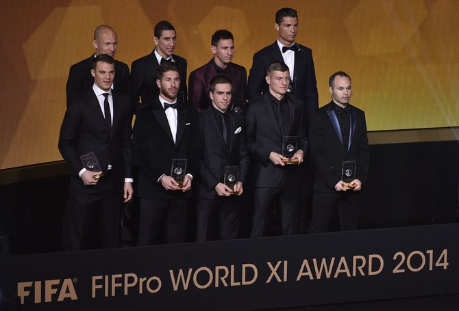 AFP/„Scanpix“ nuotr./Geriausi 2014 met7 futbolininkai