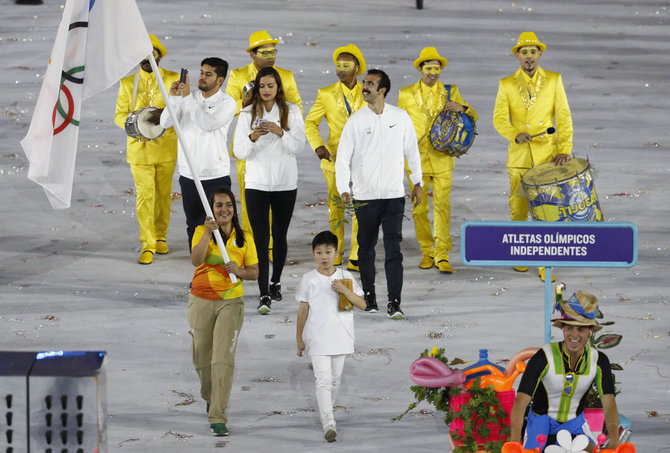 AFP/„Scanpix“ nuotr./Nepriklausomų olimpinių atletų komanda
