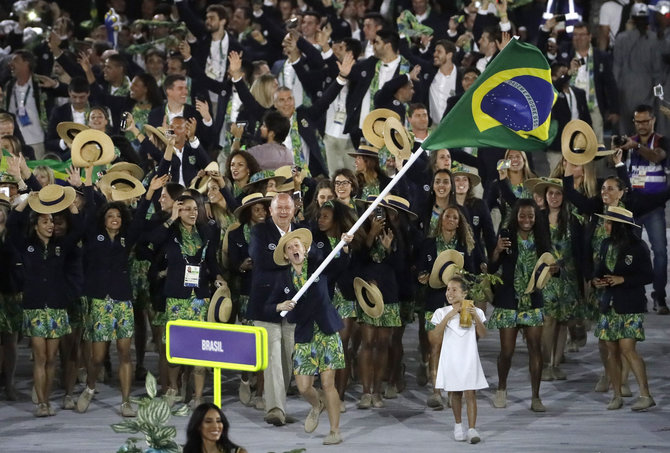 „Scanpix“ nuotr./Rio žaidynių atidarymo ceremonija