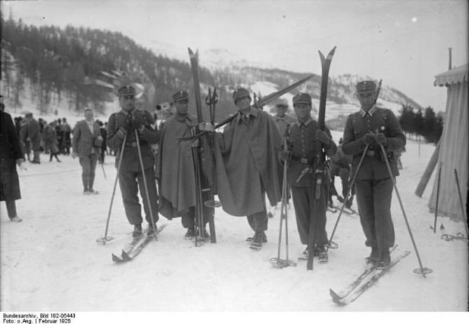 Vokiečių karo patrulių rinktinė, Sankt Morico olimpiada, 1928 m. 