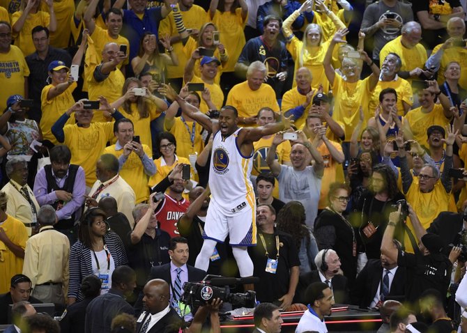 „Scanpix“ nuotr./Andre Iguodala triumfas