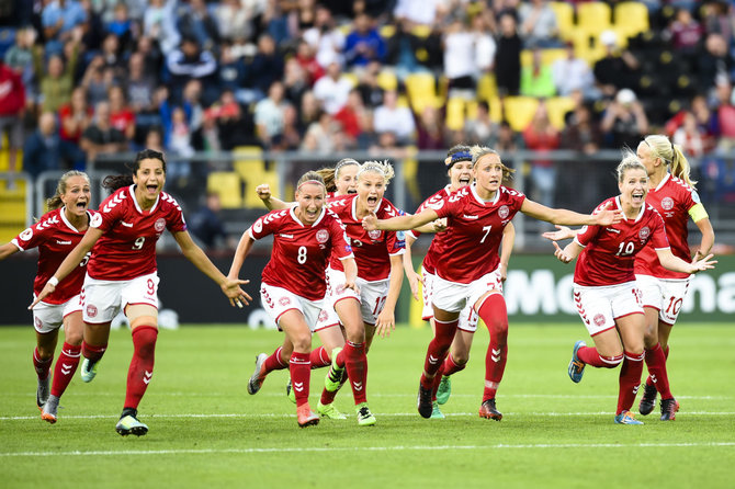 „Scanpix“/AP nuotr./Danijos moterų futbolo rinktinė
