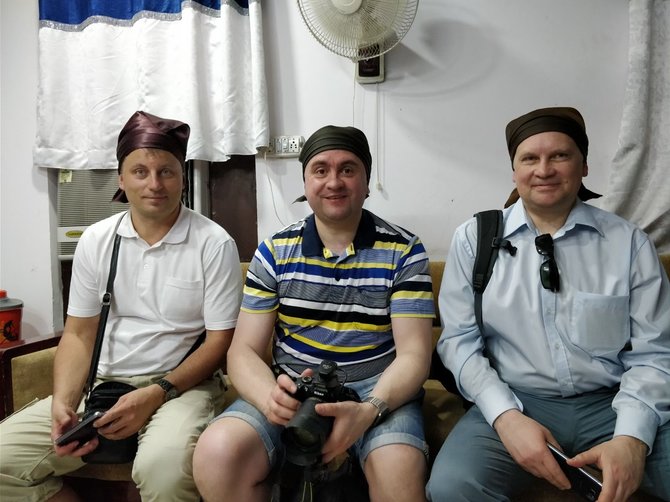 L.Barilos asmeninio archyvo nuotr. / G.Kazakevičius (dešinėje) per vizitą Indijoje