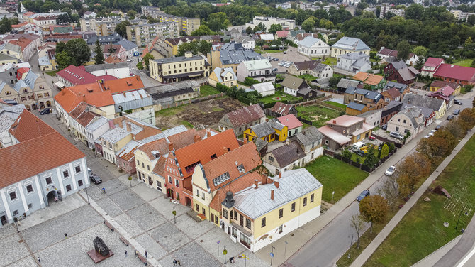 Roko Lukoševičiaus / 15min nuotr./Kėdainių miestas iš aukštai