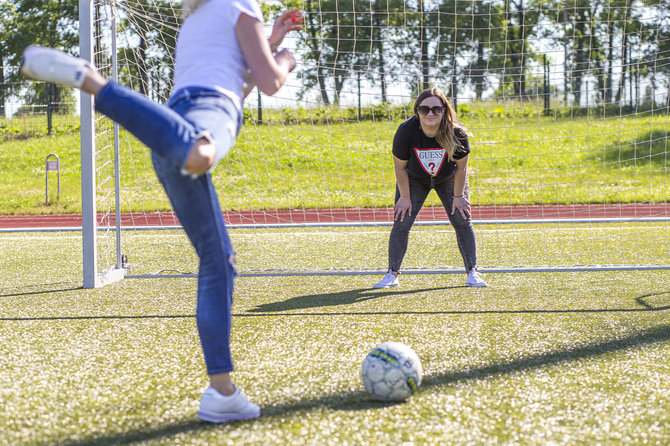 Roko Lukoševičiaus / 15min nuotr./Moterų futbolo komanda Širvintose