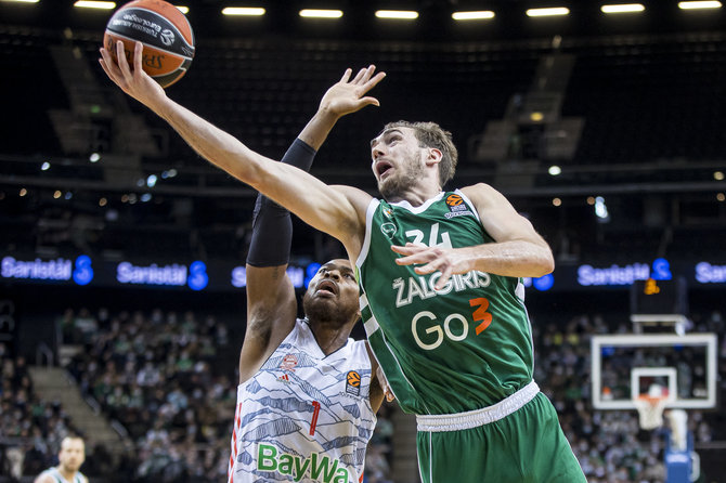 Roko Lukoševičiaus / 15min nuotr./Kaune „Žalgiris“ „Bayern“ pralaimėjo 2 taškais.