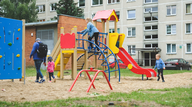 Alytaus miesto savivaldybės nuotr. /Vaikų žaidimų aikštelės