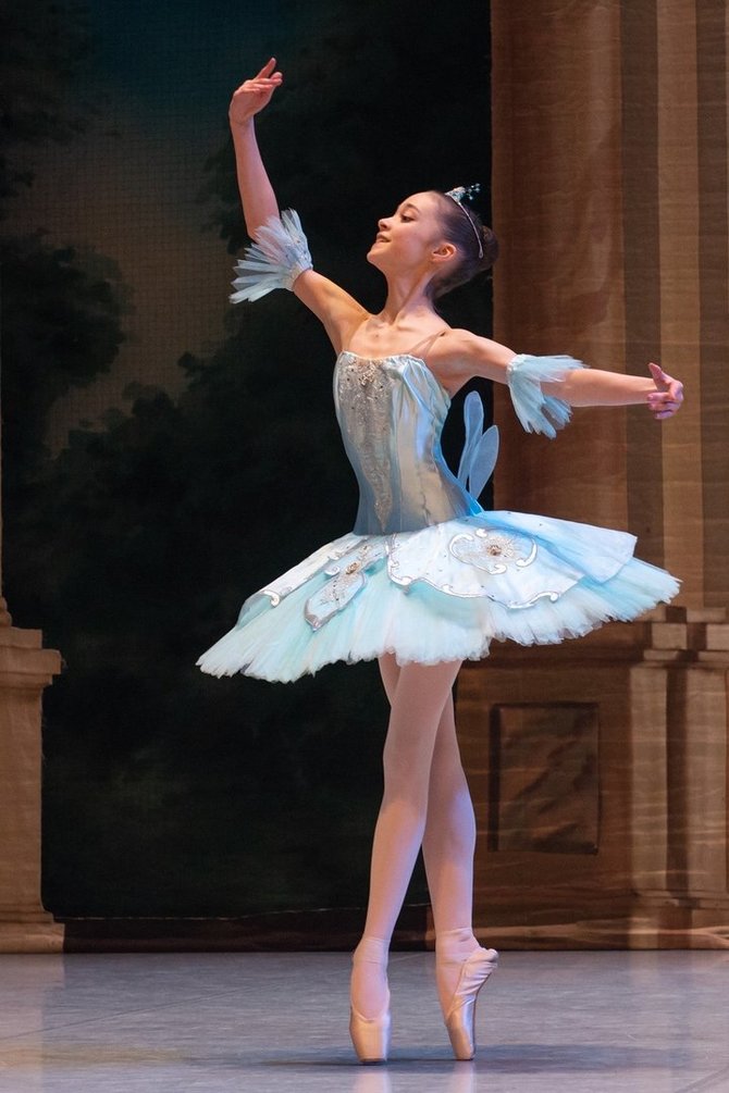 Asmeninio archyvo nuotr. /Talentingoji balerina – Eva Bugakova