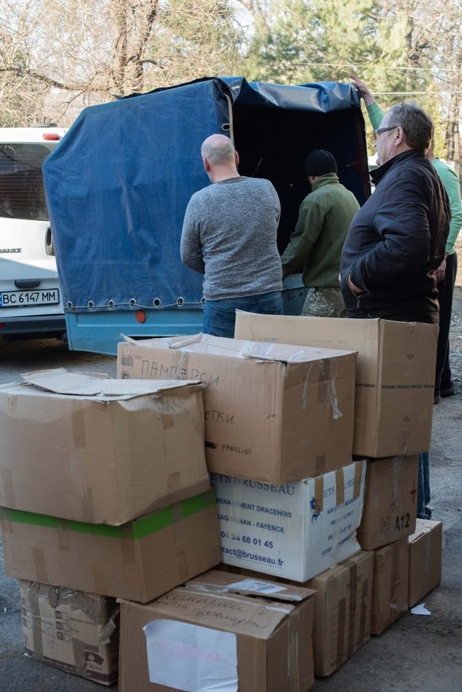 Lesios Charčenko nuotr./FGIP pristato pagalbą psichiatrijos įstaigoms.