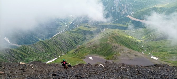 Asmeninio archyvo nuotr./Svanetijos kalnuose