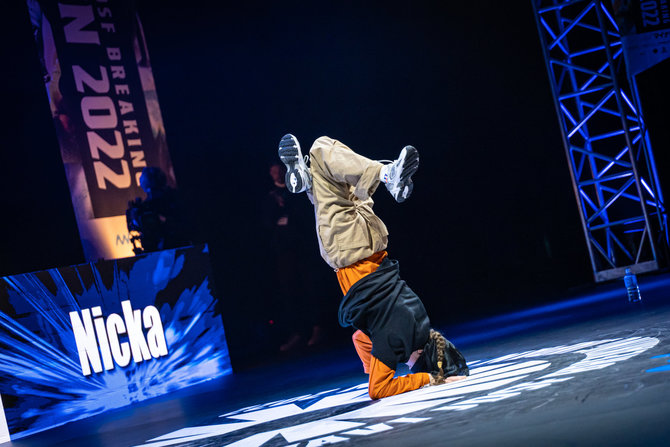 Asmeninio archyvo nuotr./Breiko šokėja Bgirl Nicka (Dominika Banevič)