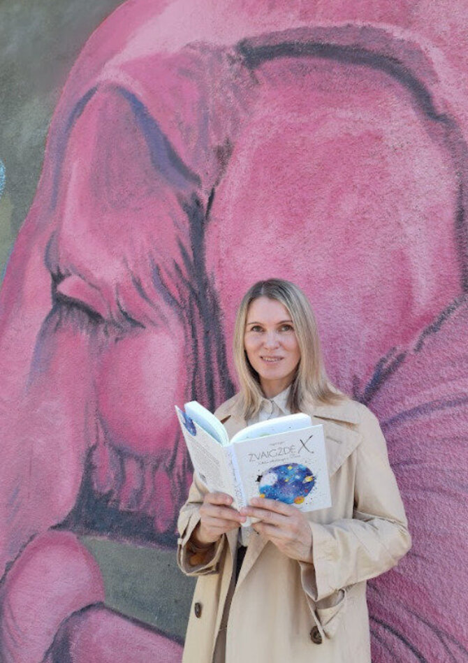 Asmeninio archyvo nuotr./Inga Balnanosienė – knygos vaikams „Žvaigždė X. Stela atkeliauja į Žemę“ autorė