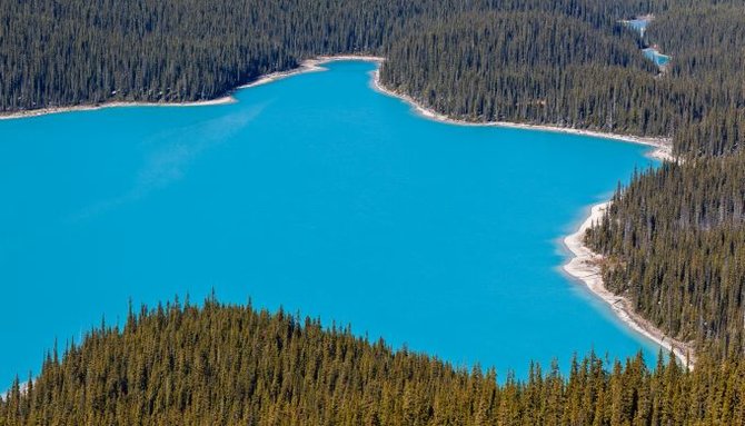 Fotolia nuotr./Peito ežeras Kanadoje