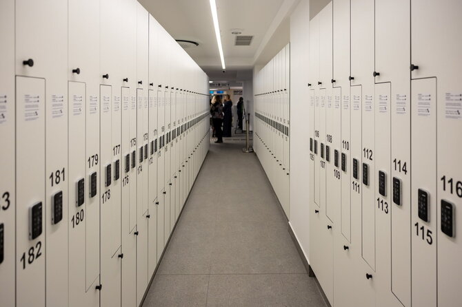 Sauliaus Žiūros nuotr./Atnaujinta Antakalnio poliklinikos registratūra