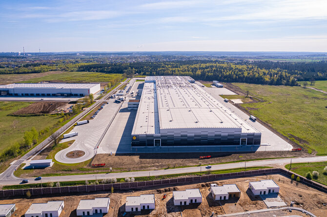 Projekto autorių nuotr./„Lidl“ logistikos centras 