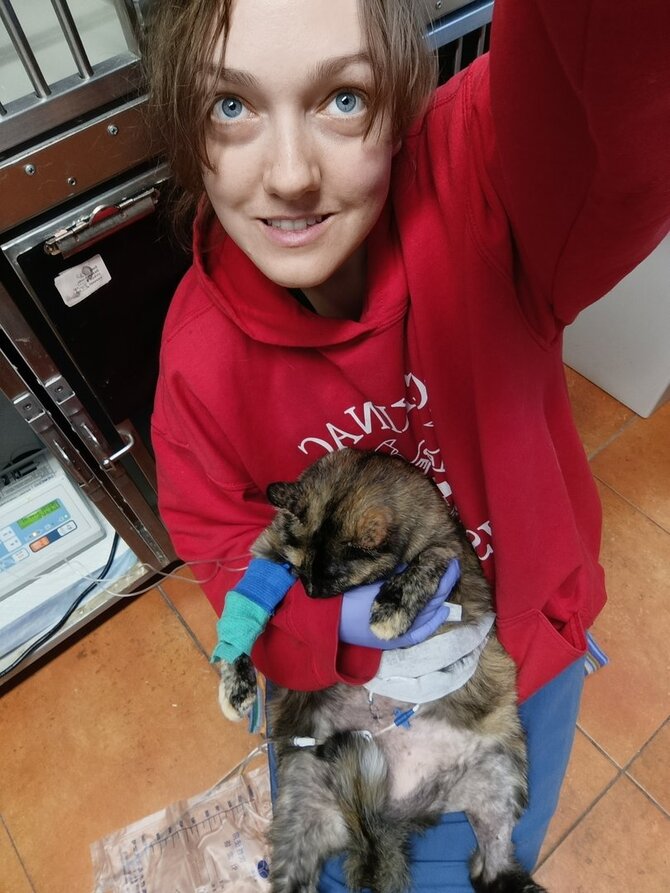 Asmeninio archyvo nuotr./Veterinarė įamžino savo augintinio kovą su pavojinga liga