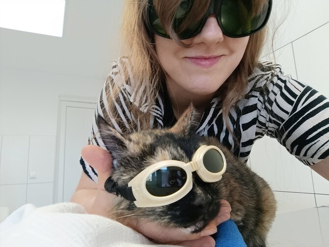 Asmeninio archyvo nuotr./Veterinarė įamžino savo augintinio kovą su pavojinga liga