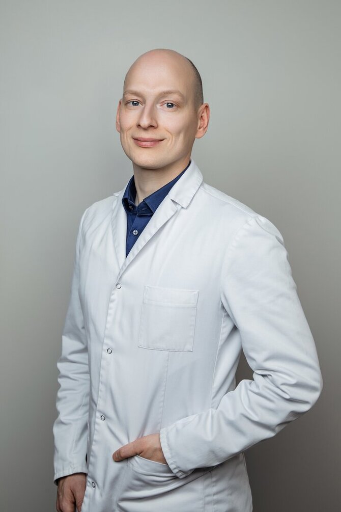 Pranešimo autorių nuotr./Šeimos gydytojas Domas Denisovas