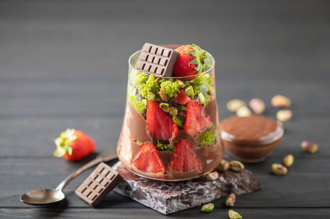 iStock nuotr./Dubajaus stiliaus braškės