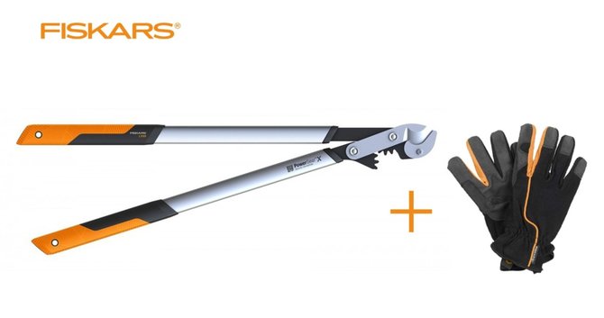 Gamintojų nuotr. /FISKARS PowerGear X sodo žirklės atraminiais ašmenimis LX99