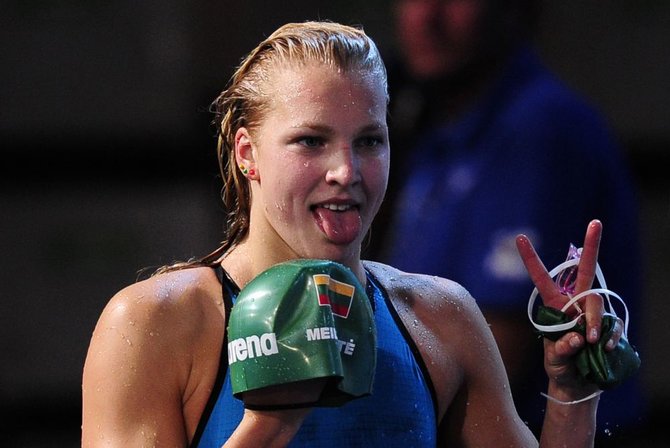 „Reuters“/„Scanpix“ nuotr./Rūta Meilutytė – pasaulio plaukimo čempionato aukso medalio laimėtoja