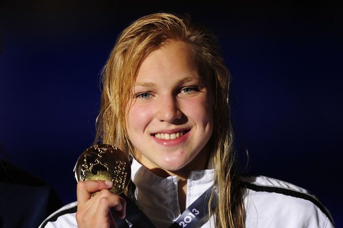 „Reuters“/„Scanpix“ nuotr./Rūta Meilutytė tapo pasaulio plaukimo čempione