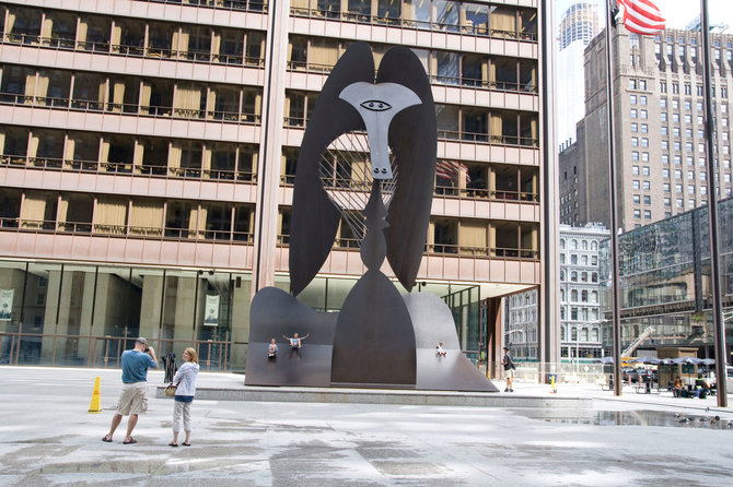 Vida Press nuotr./Pablo Picasso skulptūra „Be pavadinimo“
