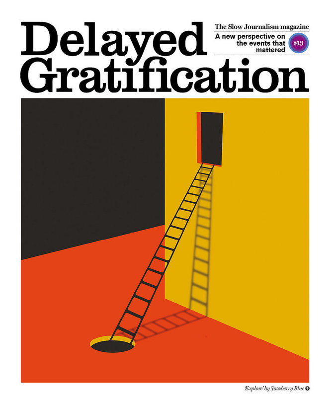 Žurnalo „Delayed Gratification“ viršelis