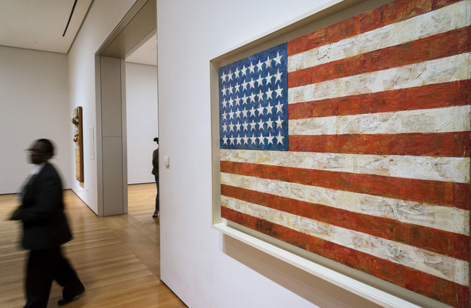 Vida Press nuotr./Jasper Johns „Flag“