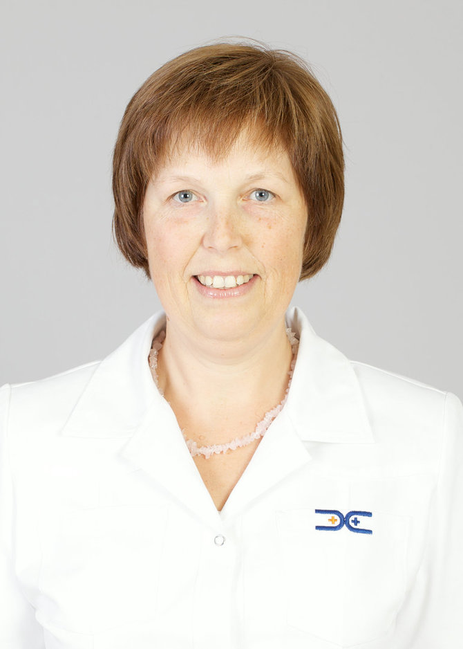 Gydytoja oftalmologė Dalia Krivaitienė / Medicinos diagnostikos ir gydymo centro nuotr.