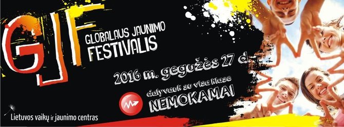 Globalaus jaunimo festivalio plakatas / LVJC nuotr.