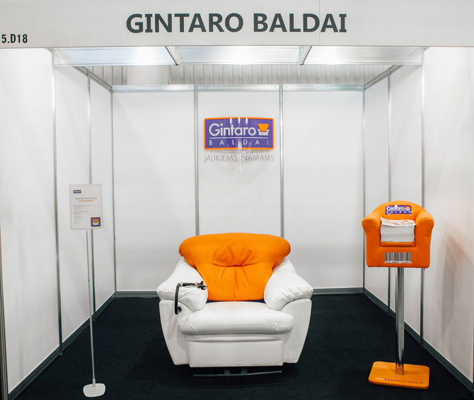 „Gintarobolis“ / „Gintaro baldų“ ekspozicija Litexpo parodoje „Baldai. Interjeras. Dizainas“