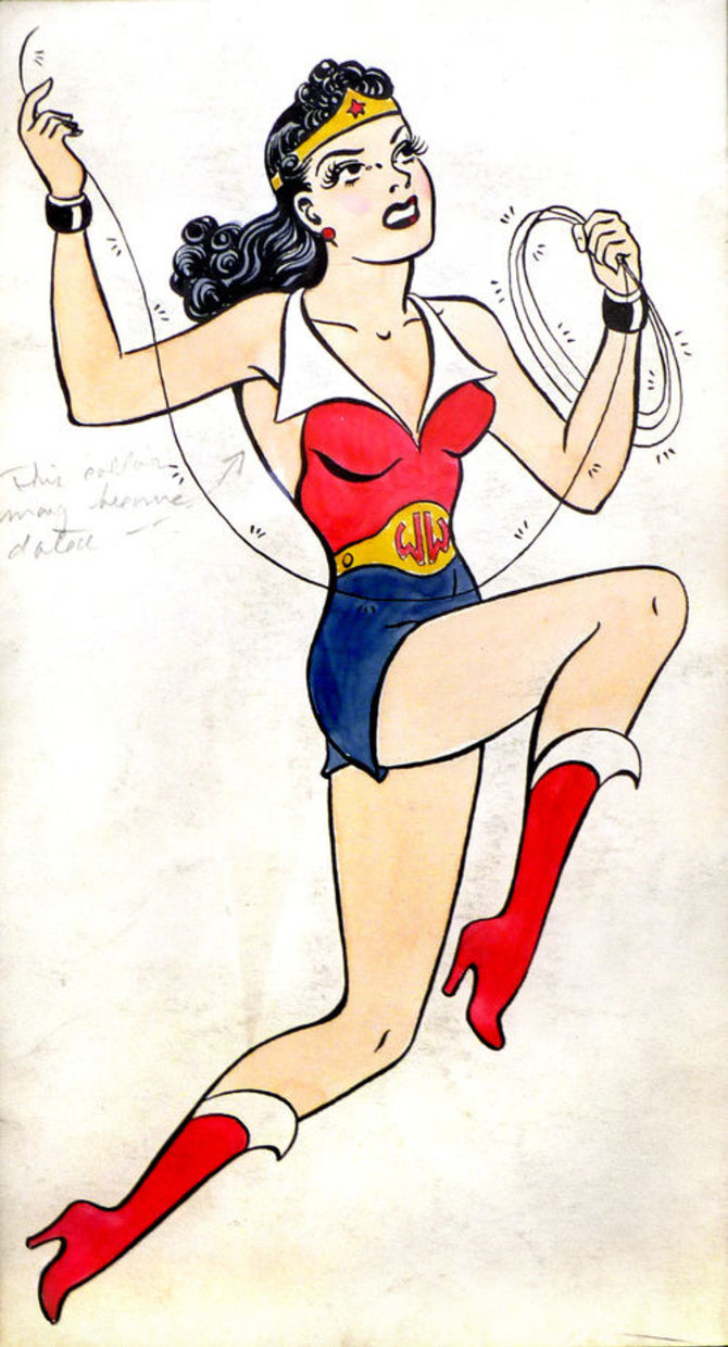 Nuostabioji Moteris/ 1941 m. kurtas personažo modelis