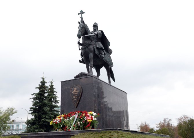 Sputnik nuotr./Rusijoje atidengtas pirmasis paminklas despotui carui Ivanui Rūsčiajam