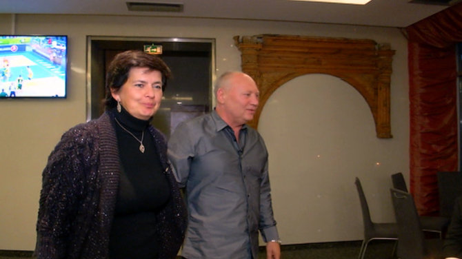 TV3 nuotr./Aleksandras Ivanauskas-Fara su žmona RIma anksčiau