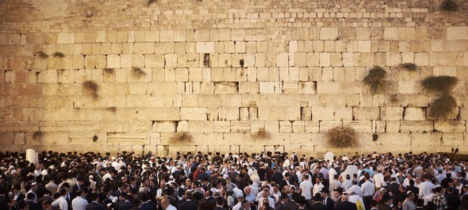 The Wailing Wall or Western Wall in Jerusalem. Photo Skrendu.lt