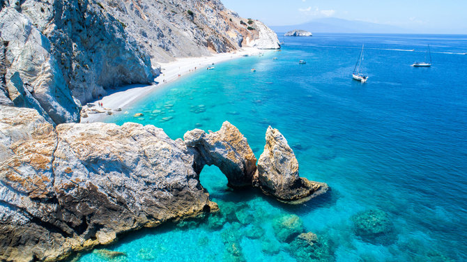 „Shutterstock“ nuotr. /Skiato sala, Graikija