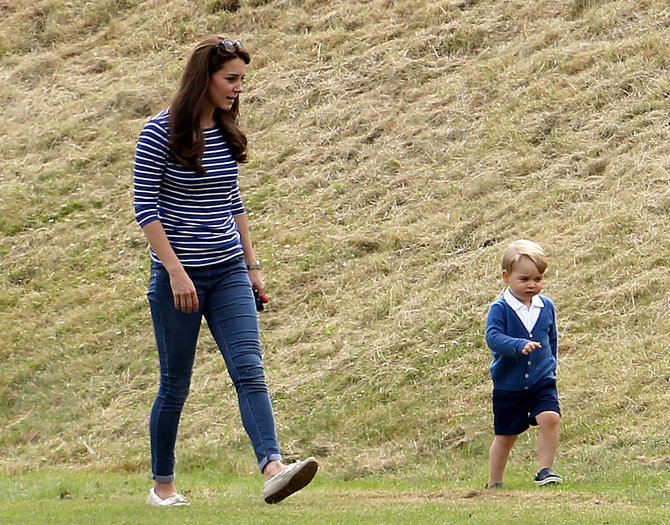 „Scanpix“ nuotr./Kate Middleton ir princas George'as