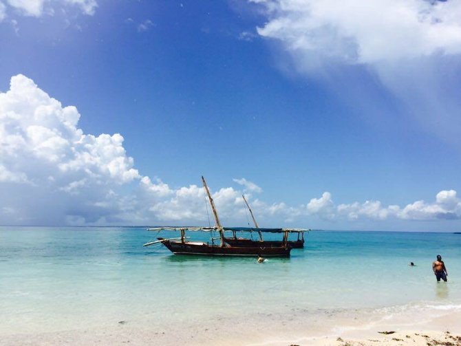 Asmeninio albumo nuotr./Kelionės Zanzibare akimirka