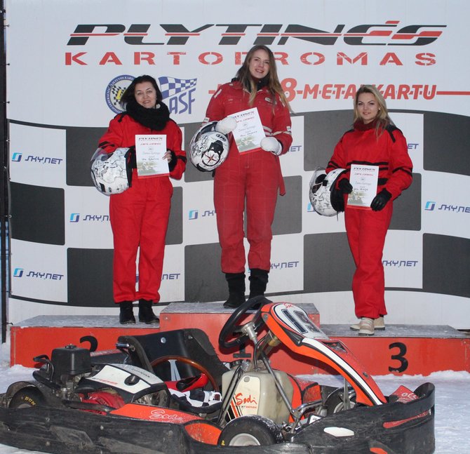 „Racing Ladies“ nuotr./Rita Kybartienė, Ilona Steponėnė, Jolita Kuliešytė