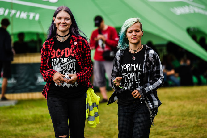 Kazimiero Šešelgio nuotr./Festivalio „Roko naktys“ akimirka