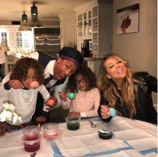 „Instagram“ nuotr./Mariah Carey su šeima