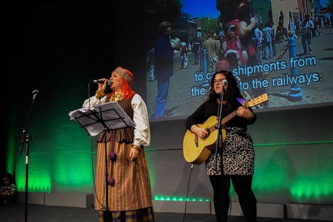 Asmeninio albumo nuotr./Raimonda Masiulytė tarptautinėje labdaros mugėje Dubline