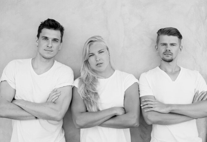 Asmeninio albumo nuotr./Rokas Darulis, Rūta Meilutytė, Ronaldas Buožis
